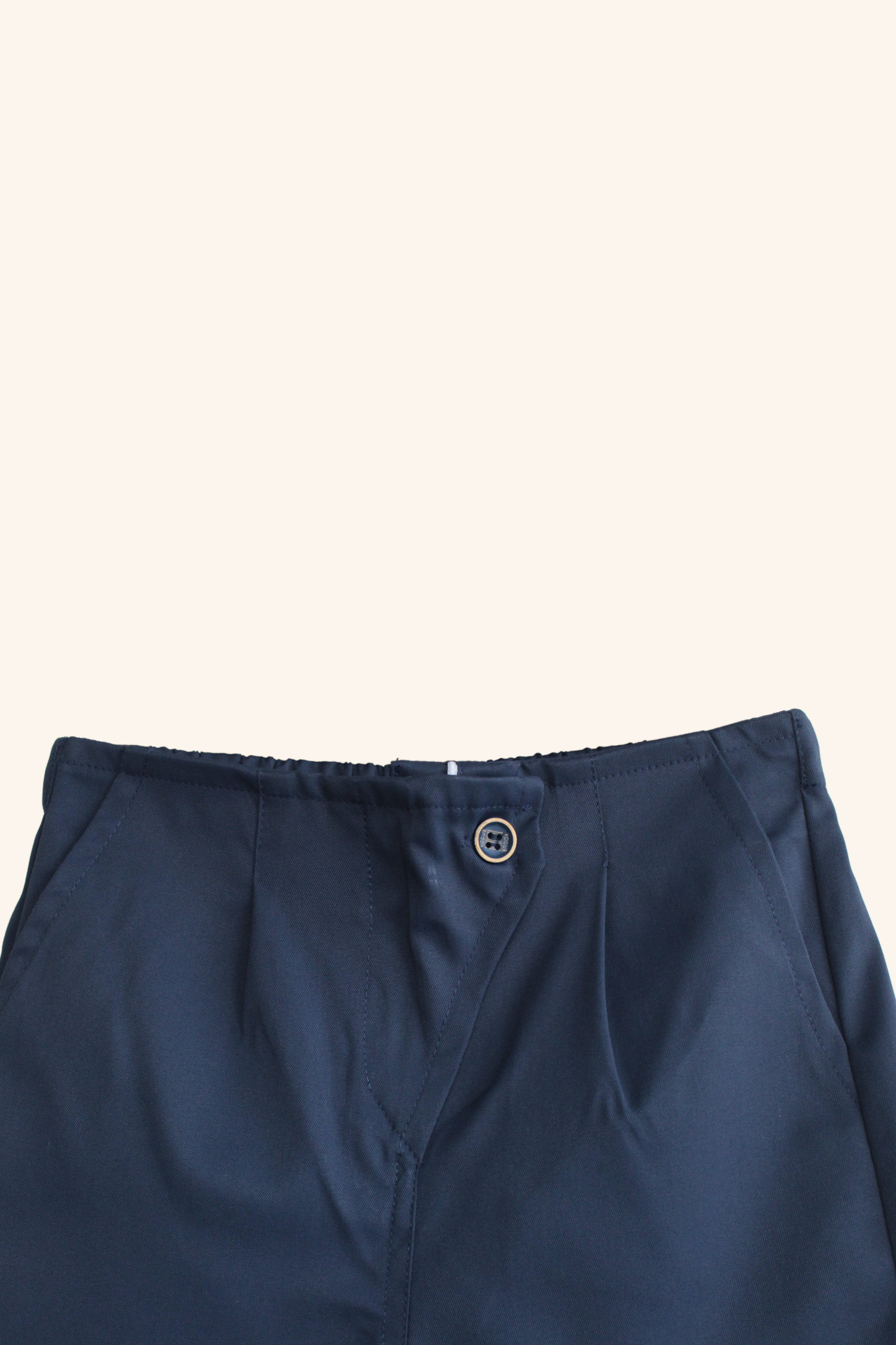 Boys Rebel Pure Cotton Shirt with Korean Pants - Rust & Navy