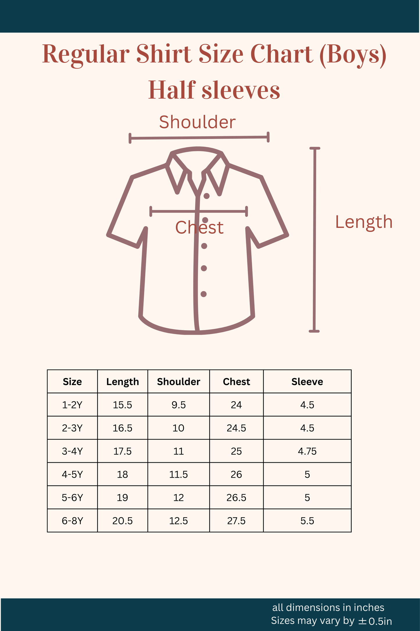 Boys Leo Resort Wear Set - Orange Brown