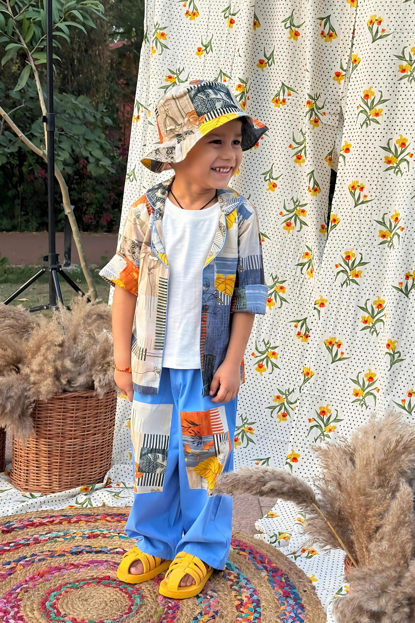 Boys Florida Resort Wear Set - Blue