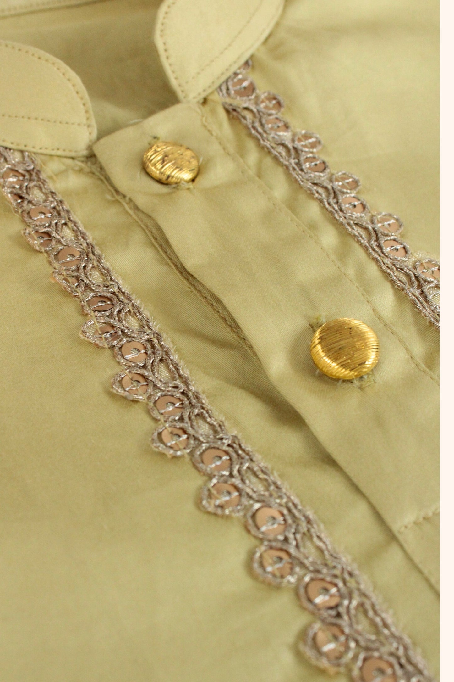 Boys Meher Kurta Pant ethnic clothing set - Pista Green