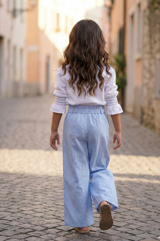 Girls Blue Friday Pure Cotton clothing set