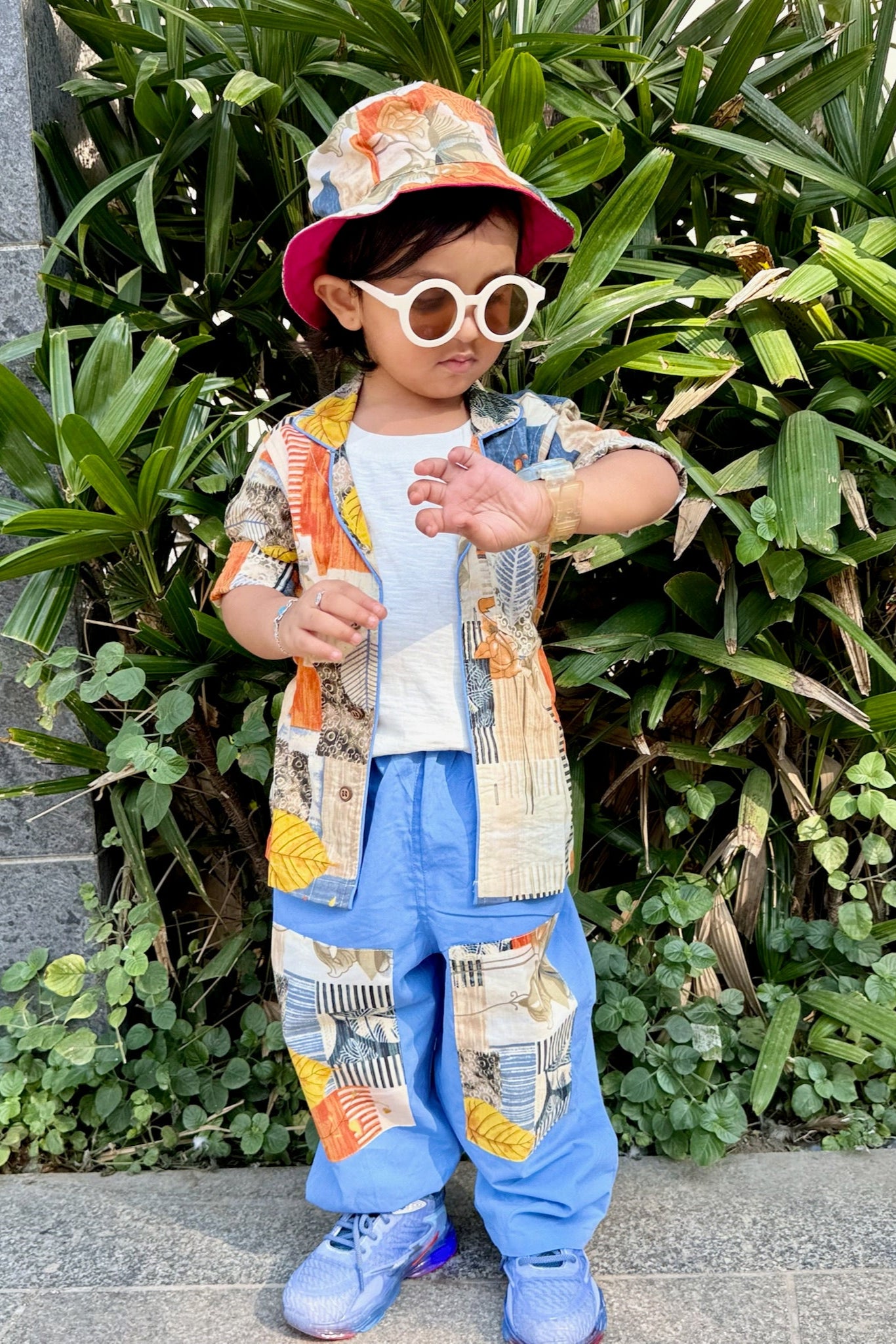 Boys Florida Resort Wear Set - Blue