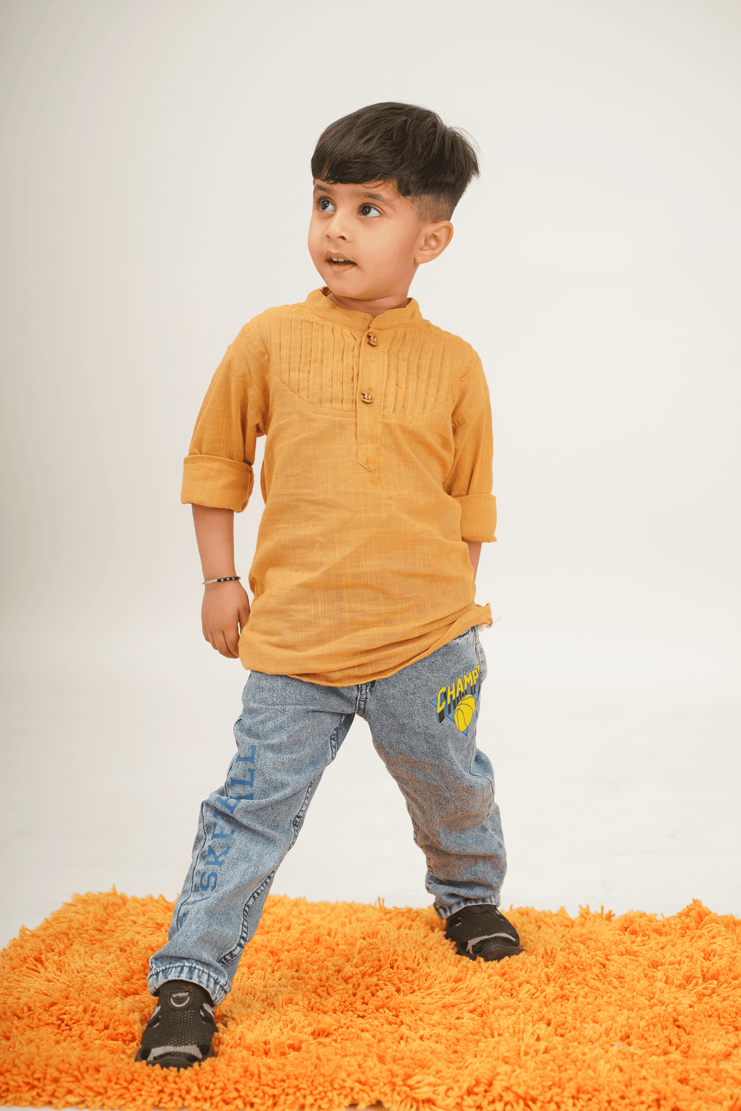 Boys Pure Cotton Beige Shirt with pintucks detailing - Peekaaboo Kids - Below 1000, Boys, Shirt