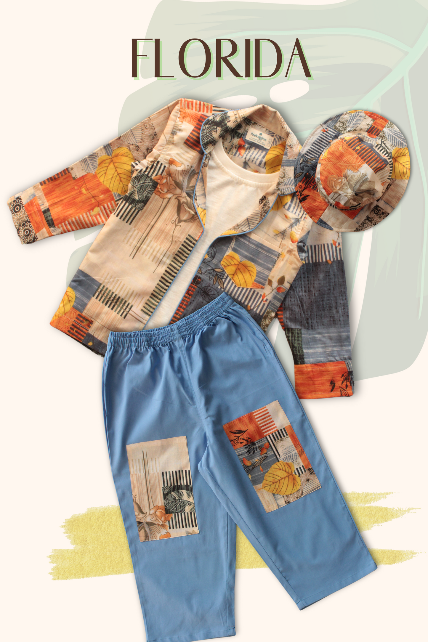 Boys Florida Resort Wear Set - Blue