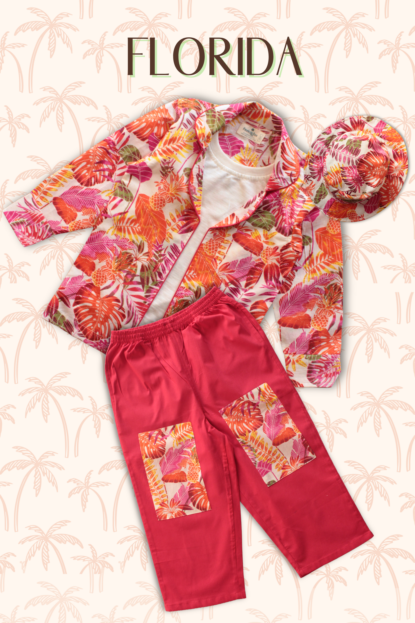 Boys Florida Resort Wear Set - Blue