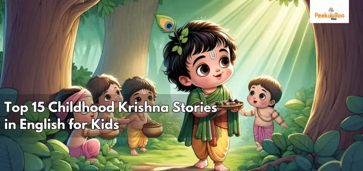 Top 15 Childhood Krishna Stories in English for Kids