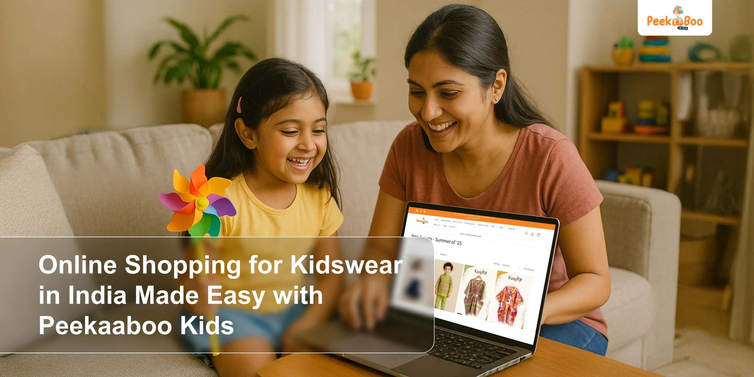 Online Shopping for Kidswear in India Made Easy with Peekaaboo Kids
