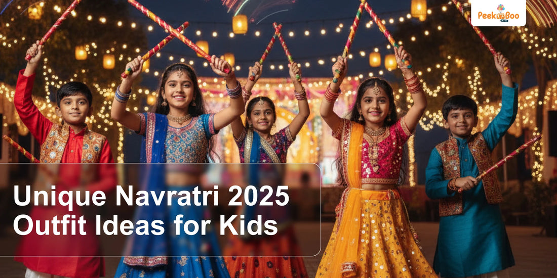 Unique Navratri 2025 Outfit Ideas for Kids | Navratri Dresses for Boys & Girls Peekaaboo Kids Unique Navratri 2025 Outfit Ideas for Kids | Navratri Dresses for Boys & Girls Peekaaboo Kids