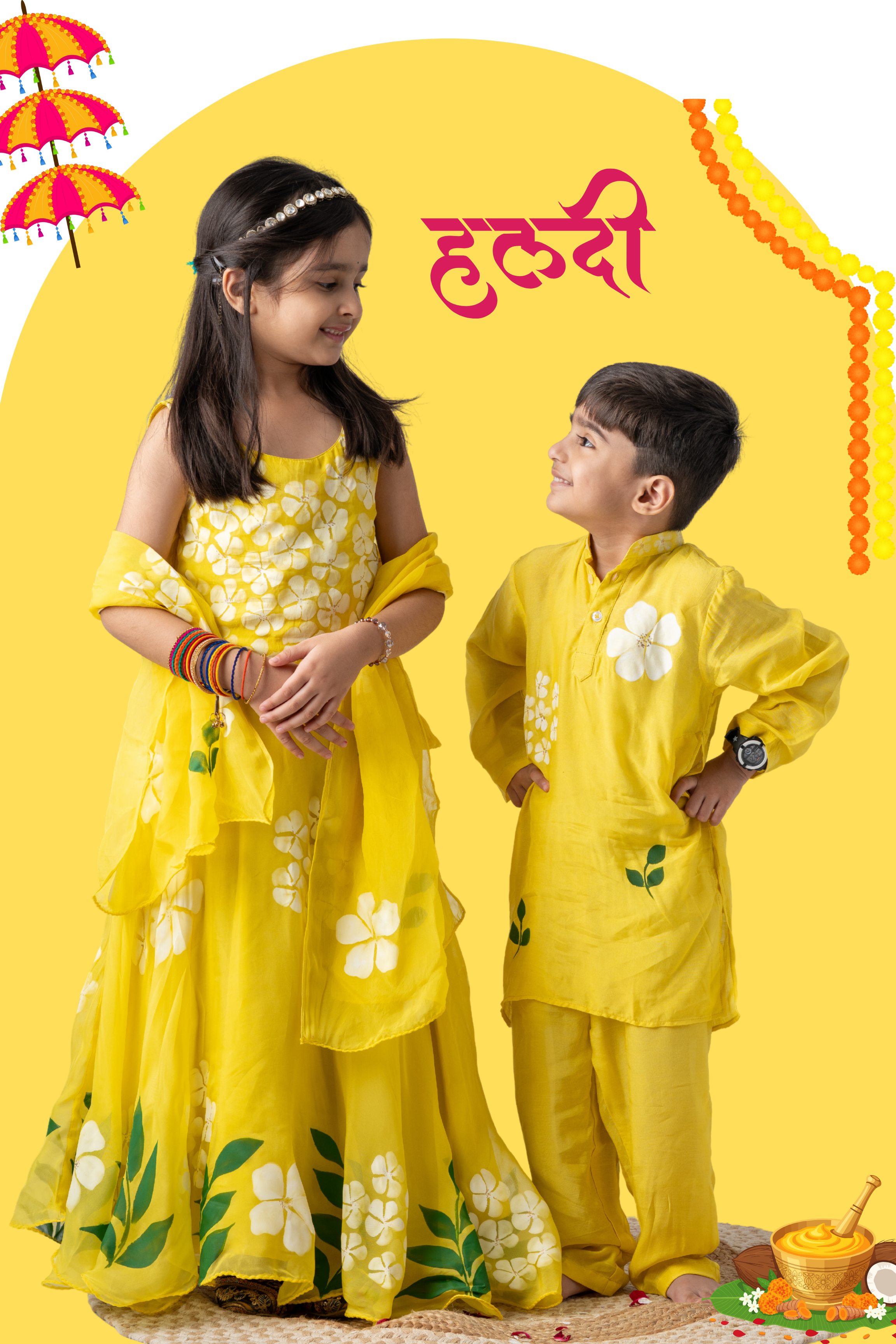 Kids Haldi Dresses - Buy Kids Haldi Dresses Online In India At Best ...