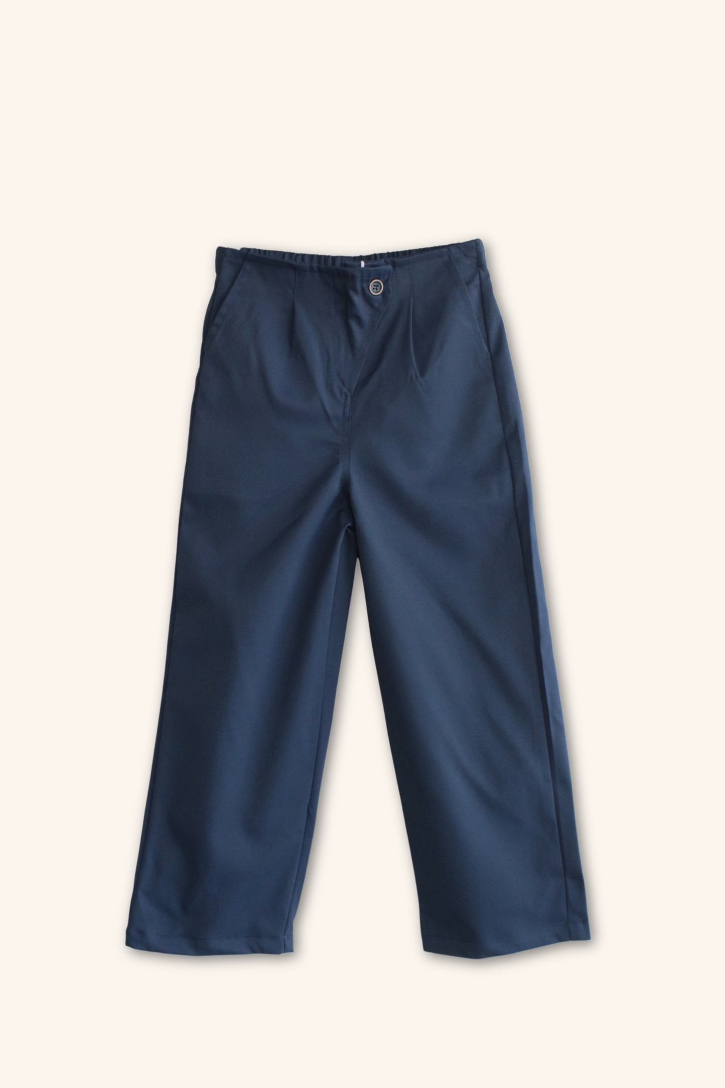 Boys Rebel Pure Cotton Shirt with Korean Pants - Rust & Navy