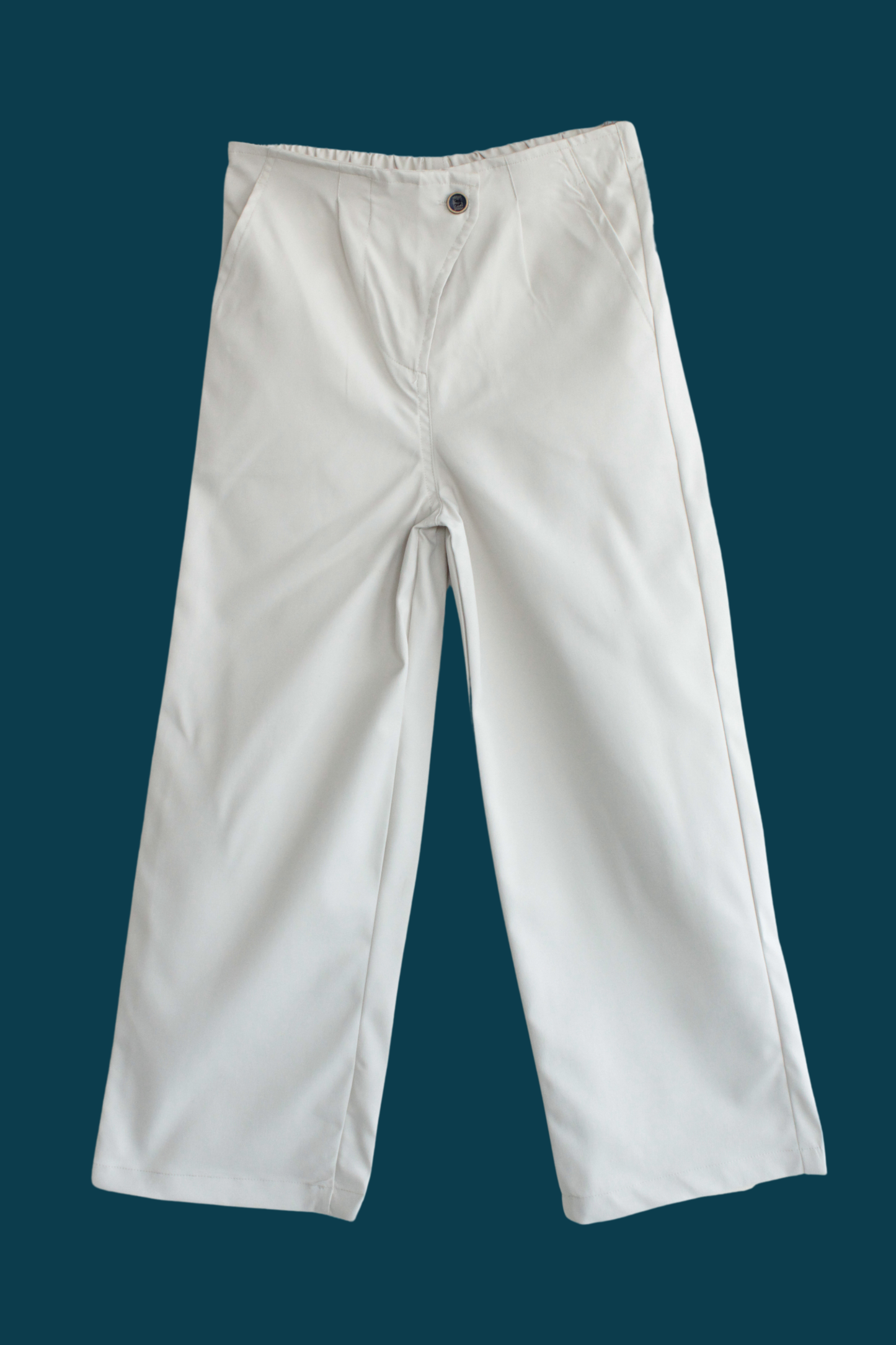 Boys Rebel Pure Cotton Shirt with Korean Pants - Blue & Cream