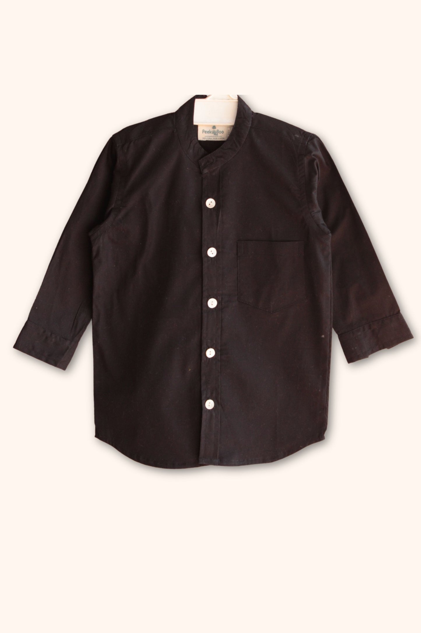 Boys Gentleman Pure Cotton Classic Clothing Set - Black Brown