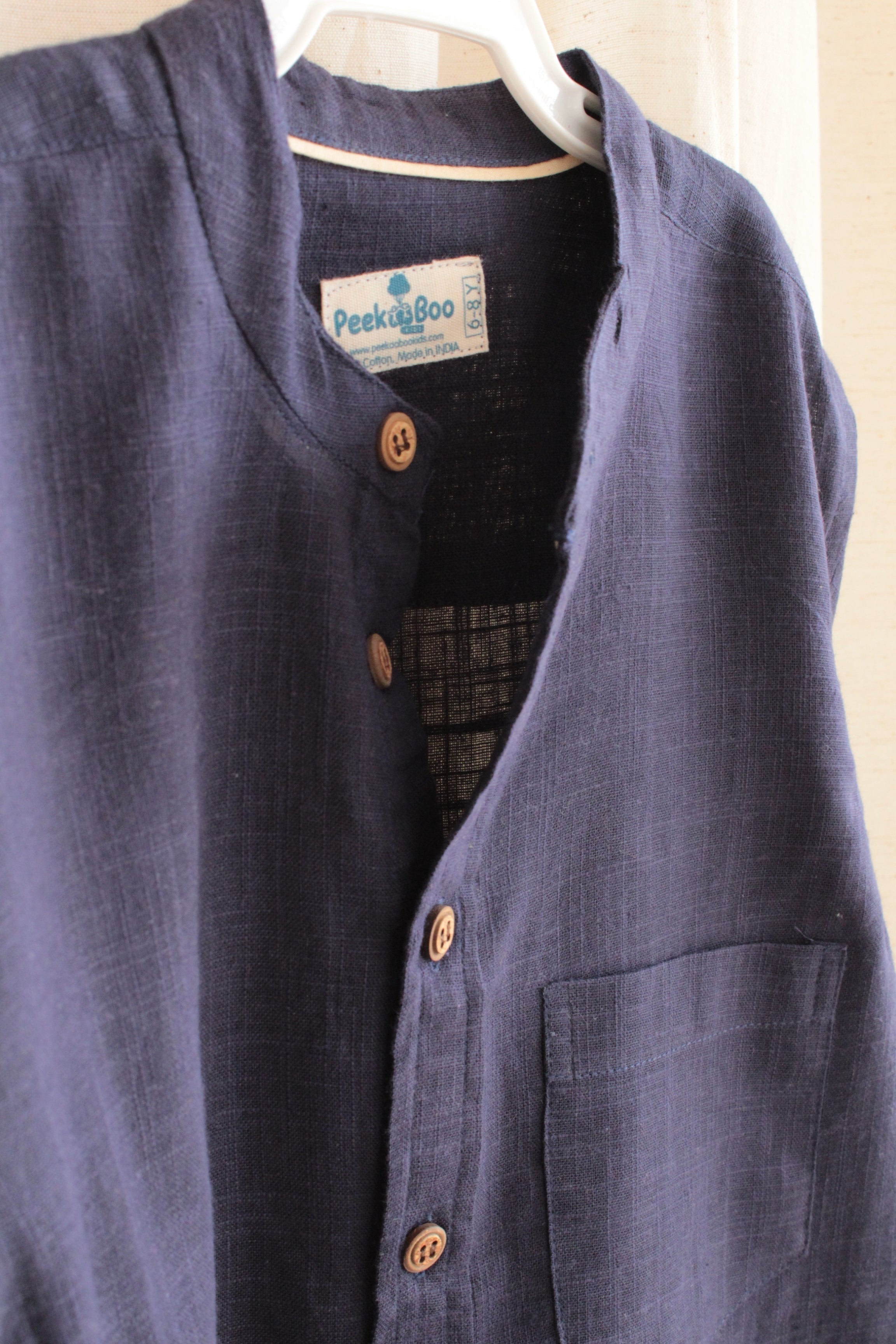 Boys Gentleman Pure Cotton Classic Clothing Set - Navy Blue