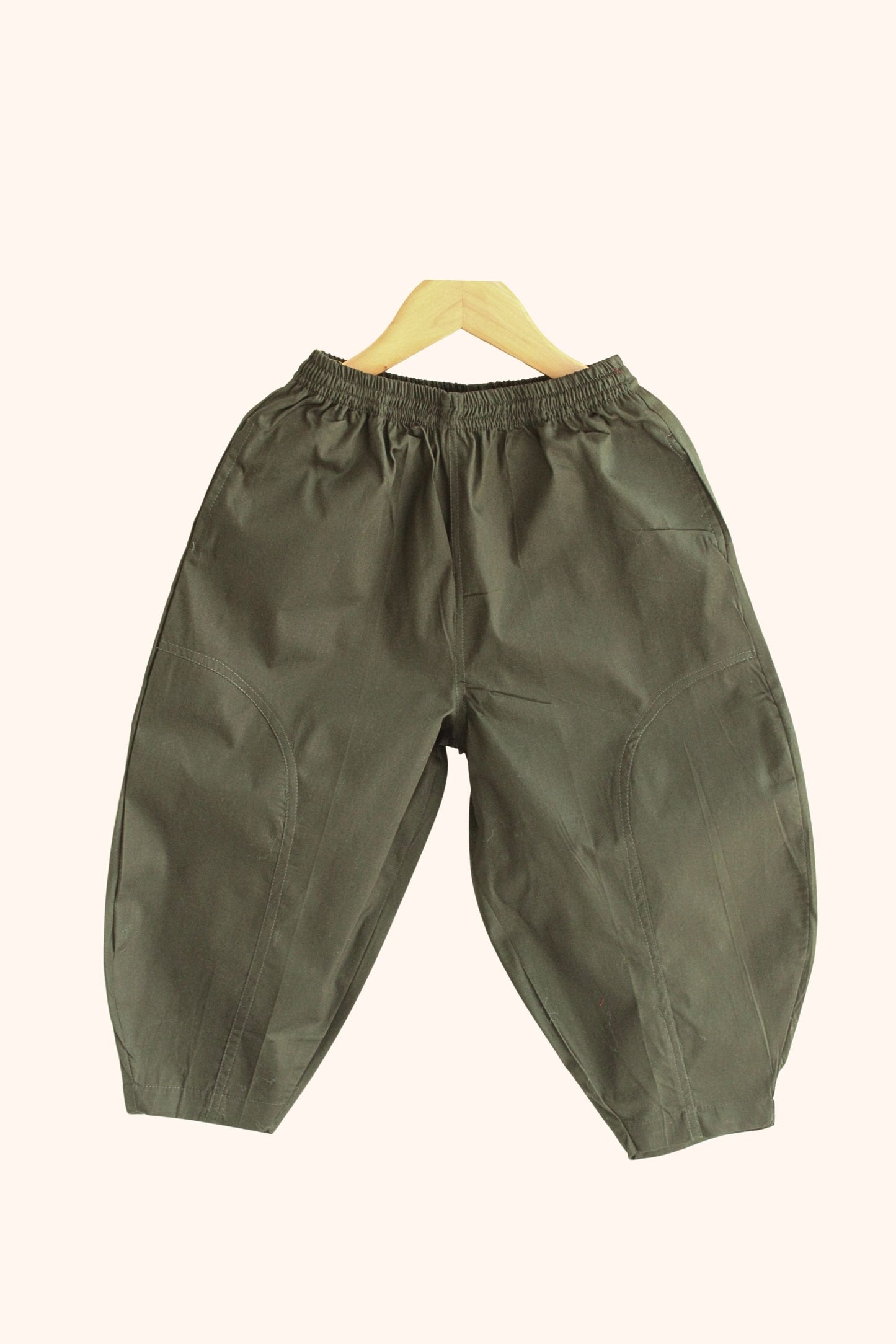 Boys Island Printed Shirt with loose fit pants - Green