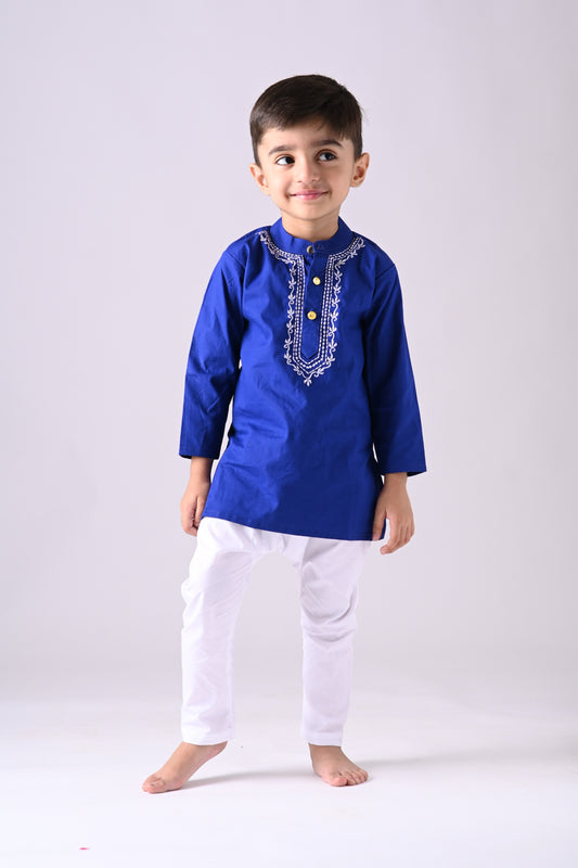 Boys Tyohaar embroidered Kurta with Pajami set