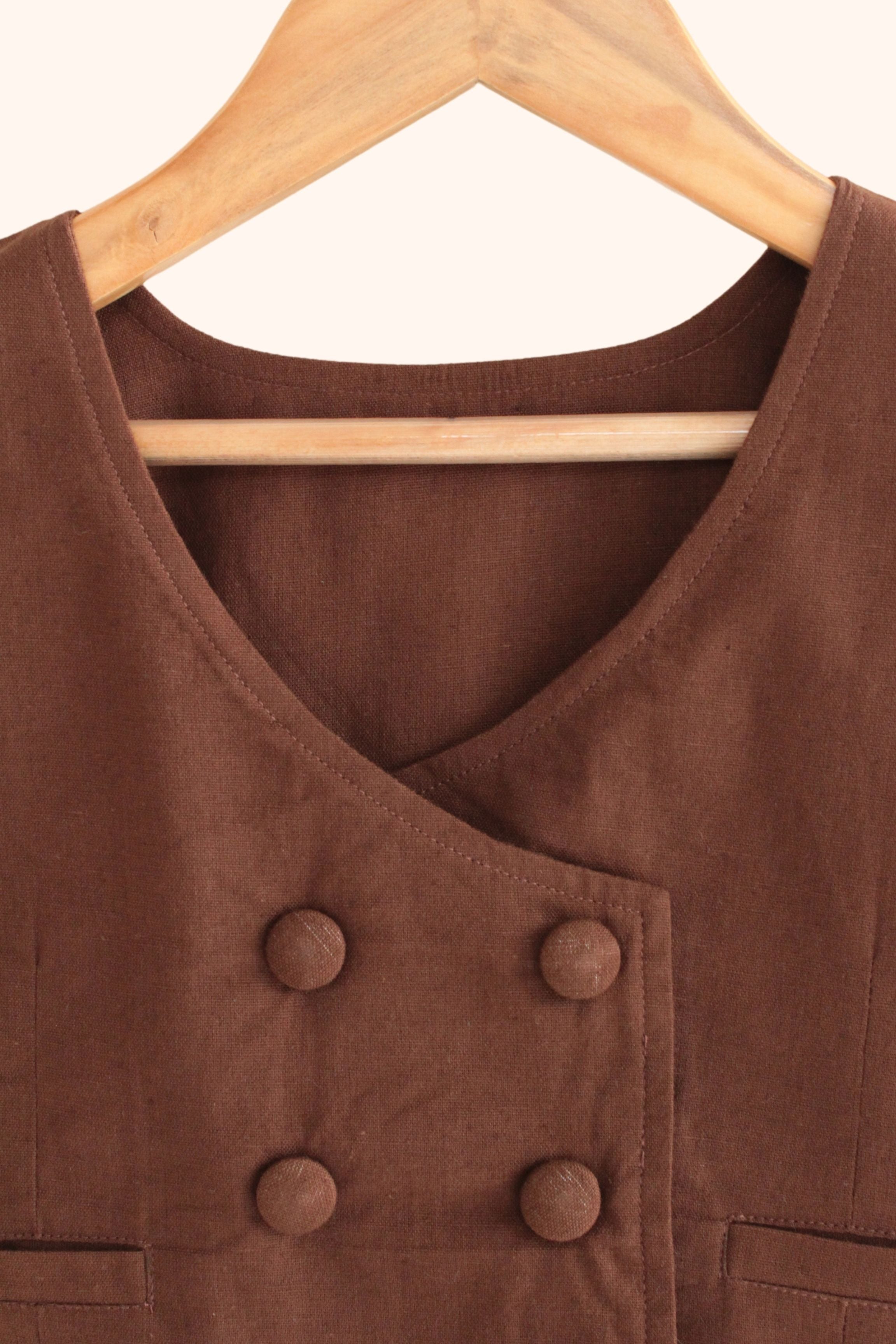 Girls Midnight Brown Pure Cotton clothing set