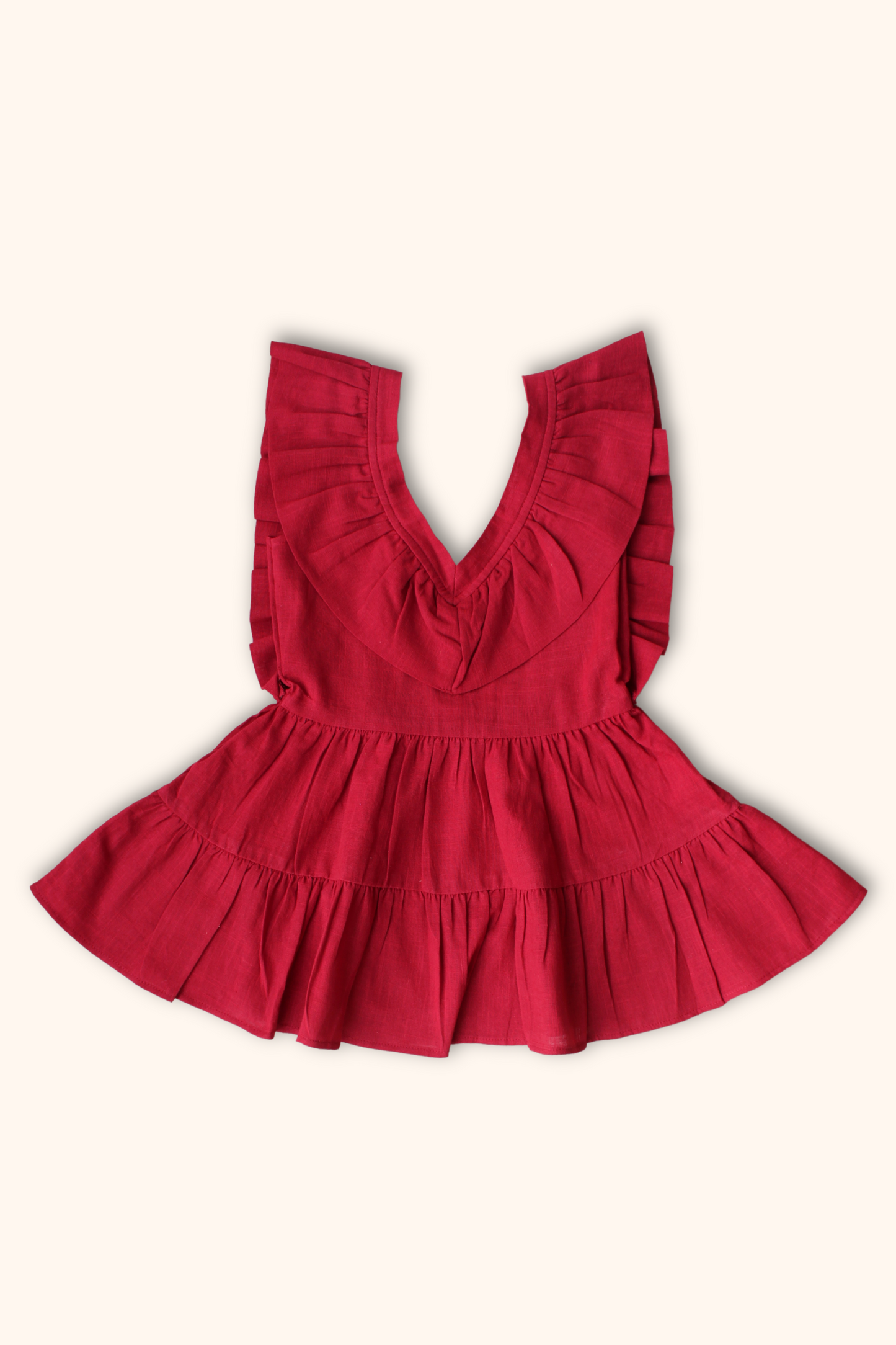 Girls Saba Backless Party Wear Dress - Maroon - Peekaaboo Kids - Above 1000, Dress, Featured, Girls