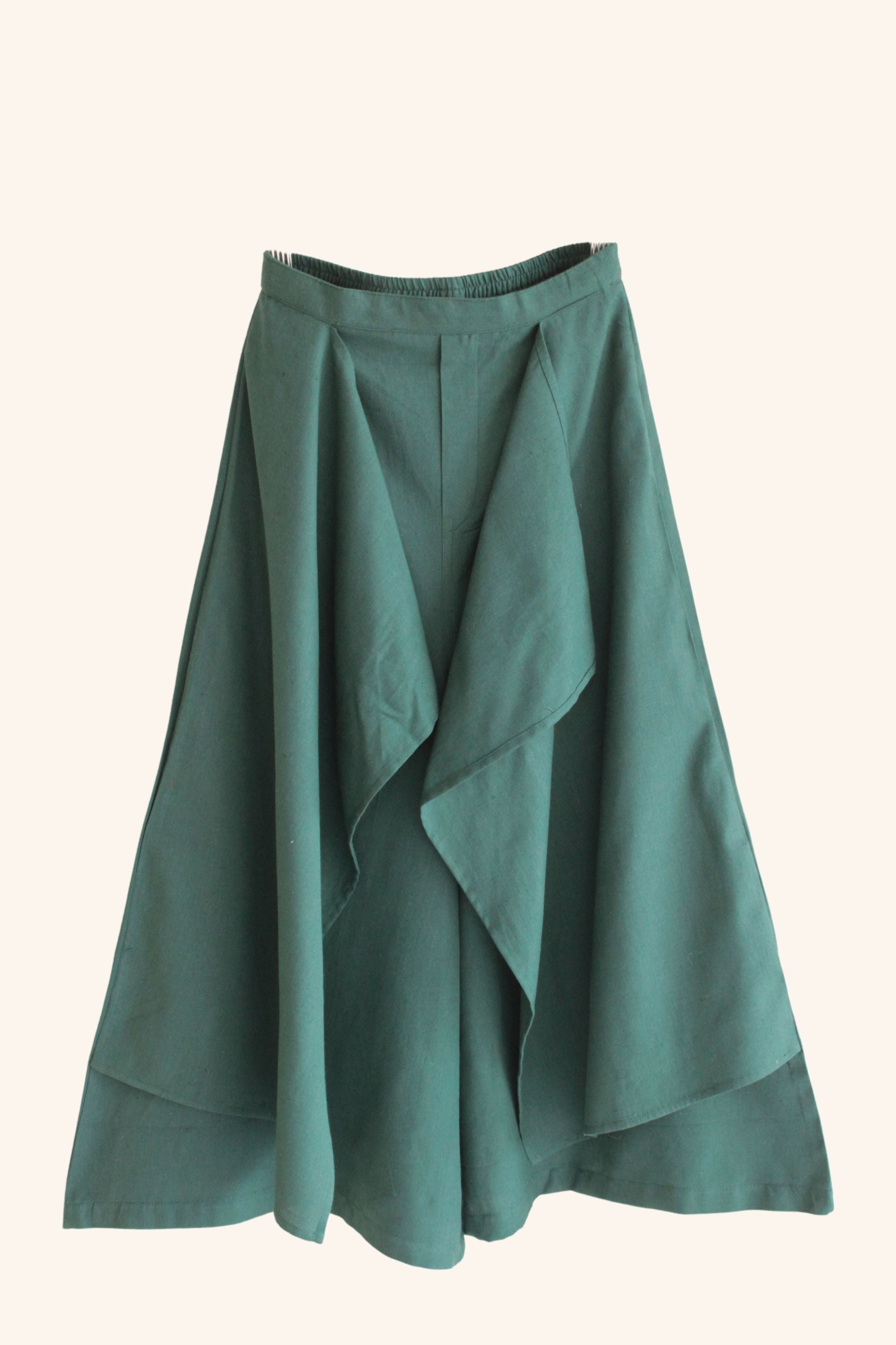 Girls Midnight Green Pure Cotton clothing set