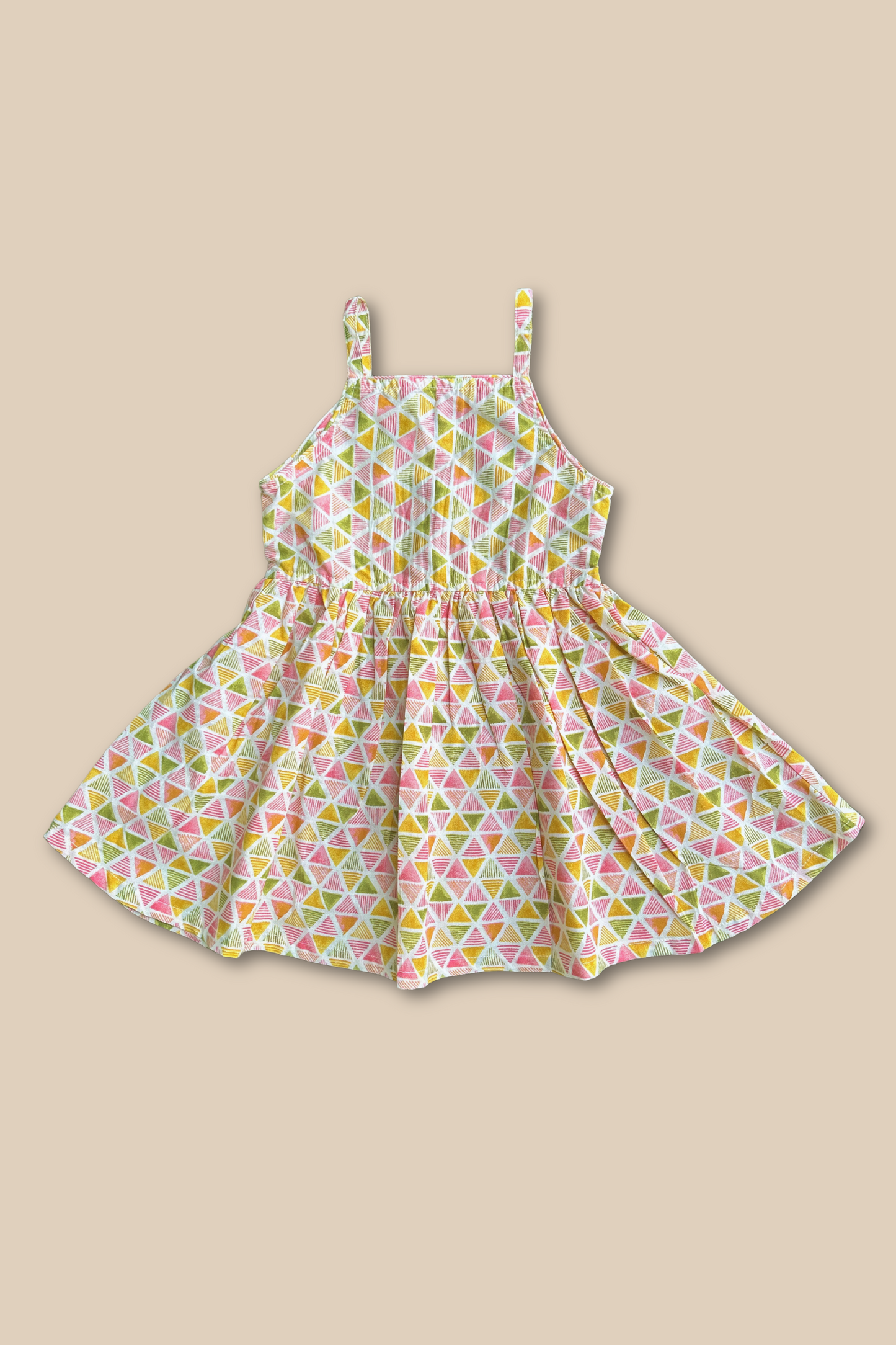 Girls Pure Cotton White Summer Dress - Abstract print - Peekaaboo Kids - Below 1000, Dress, Featured, Girls