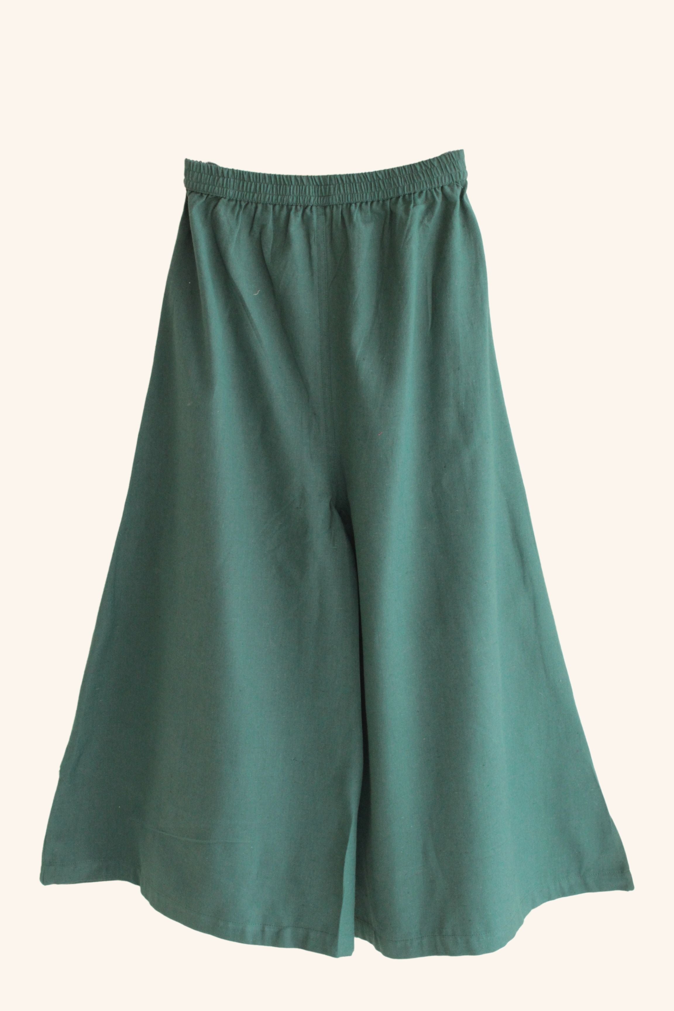 Girls Midnight Green Pure Cotton clothing set