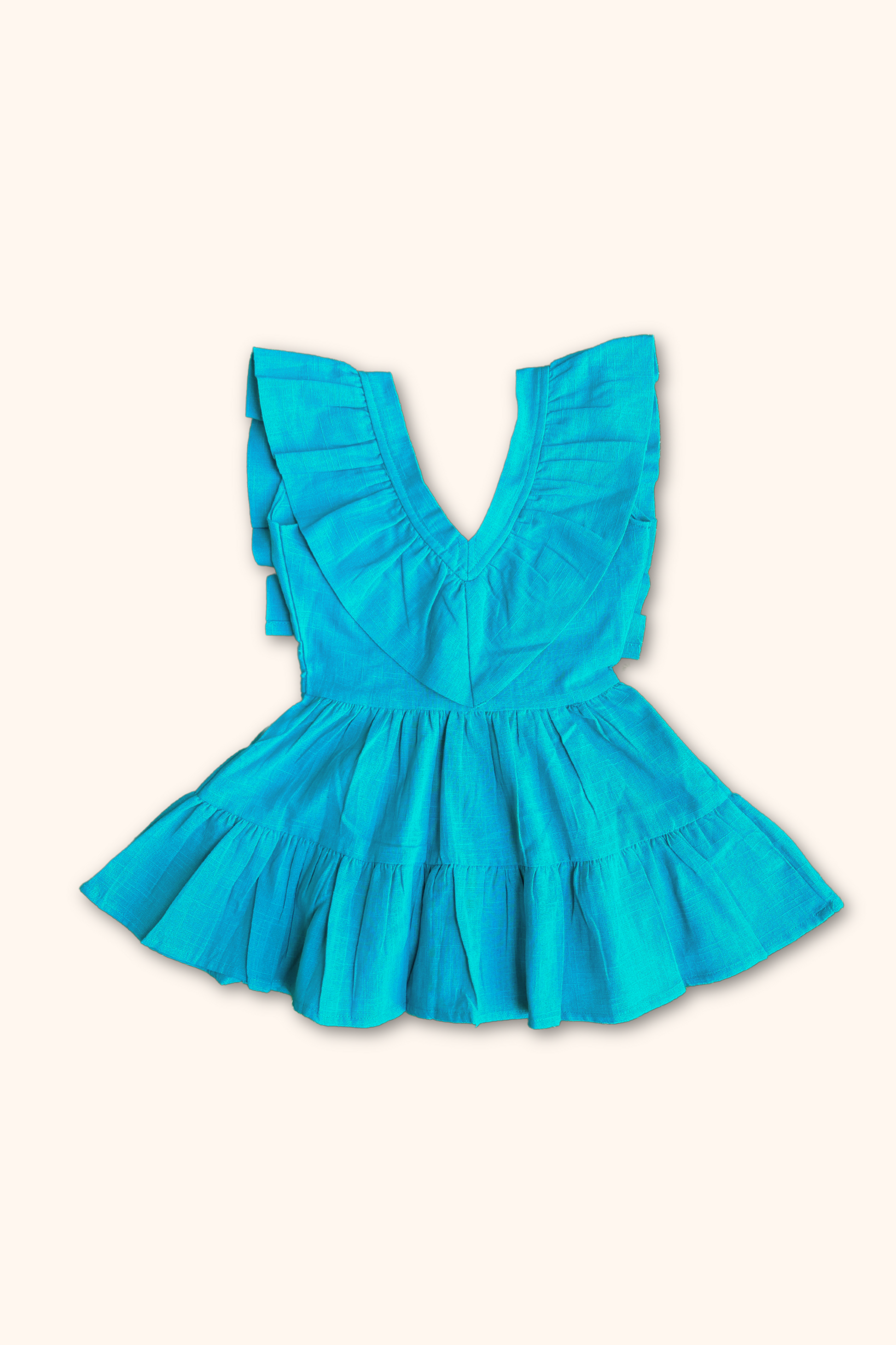 Girls Saba Backless Party Wear Dress - Turquoise - Peekaaboo Kids - Above 1000, Dress, Featured, Girls