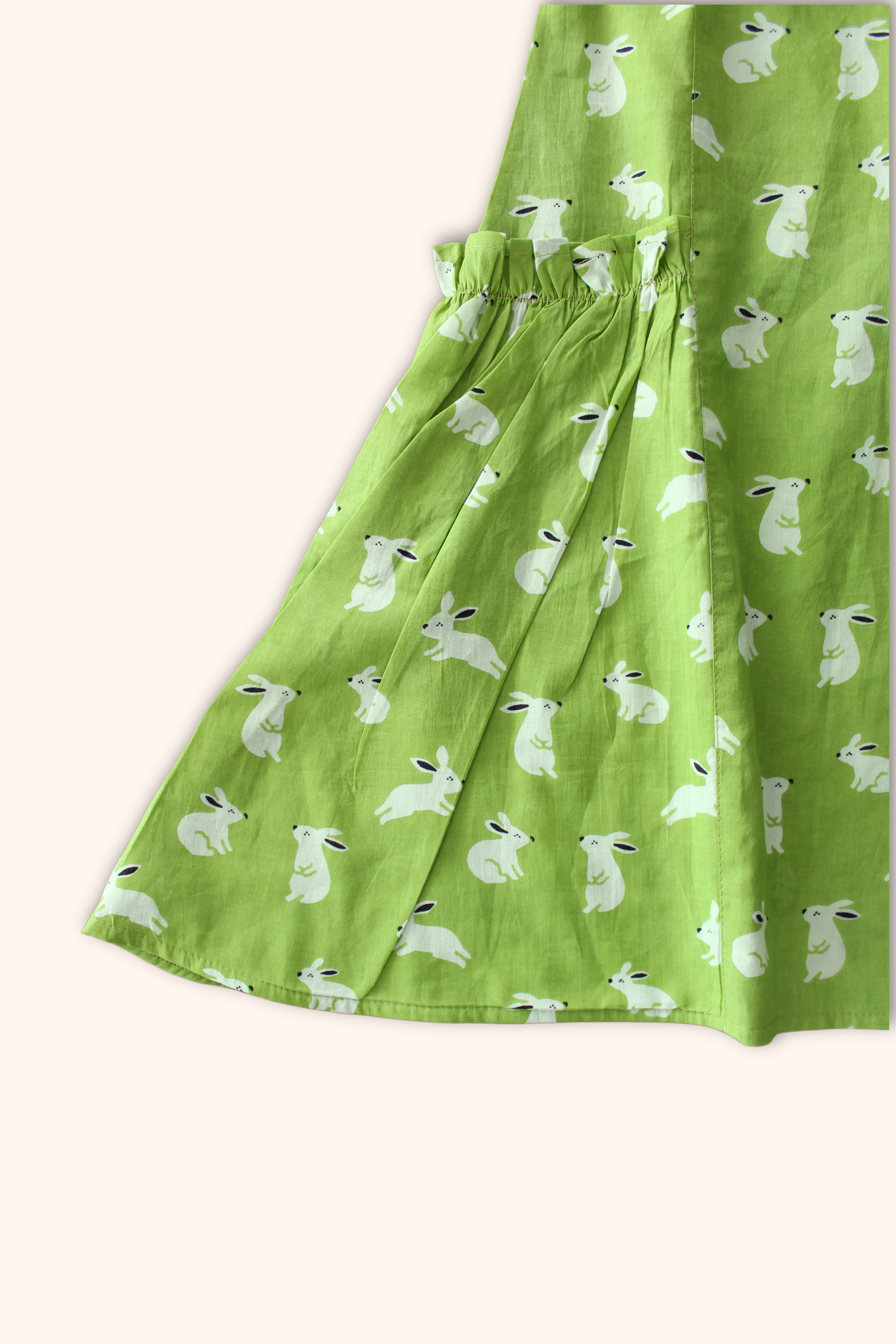 Girls Haven Summer Cotton Dress with long pockets - Green - Peekaaboo Kids - Below 1000, Dress, Girls