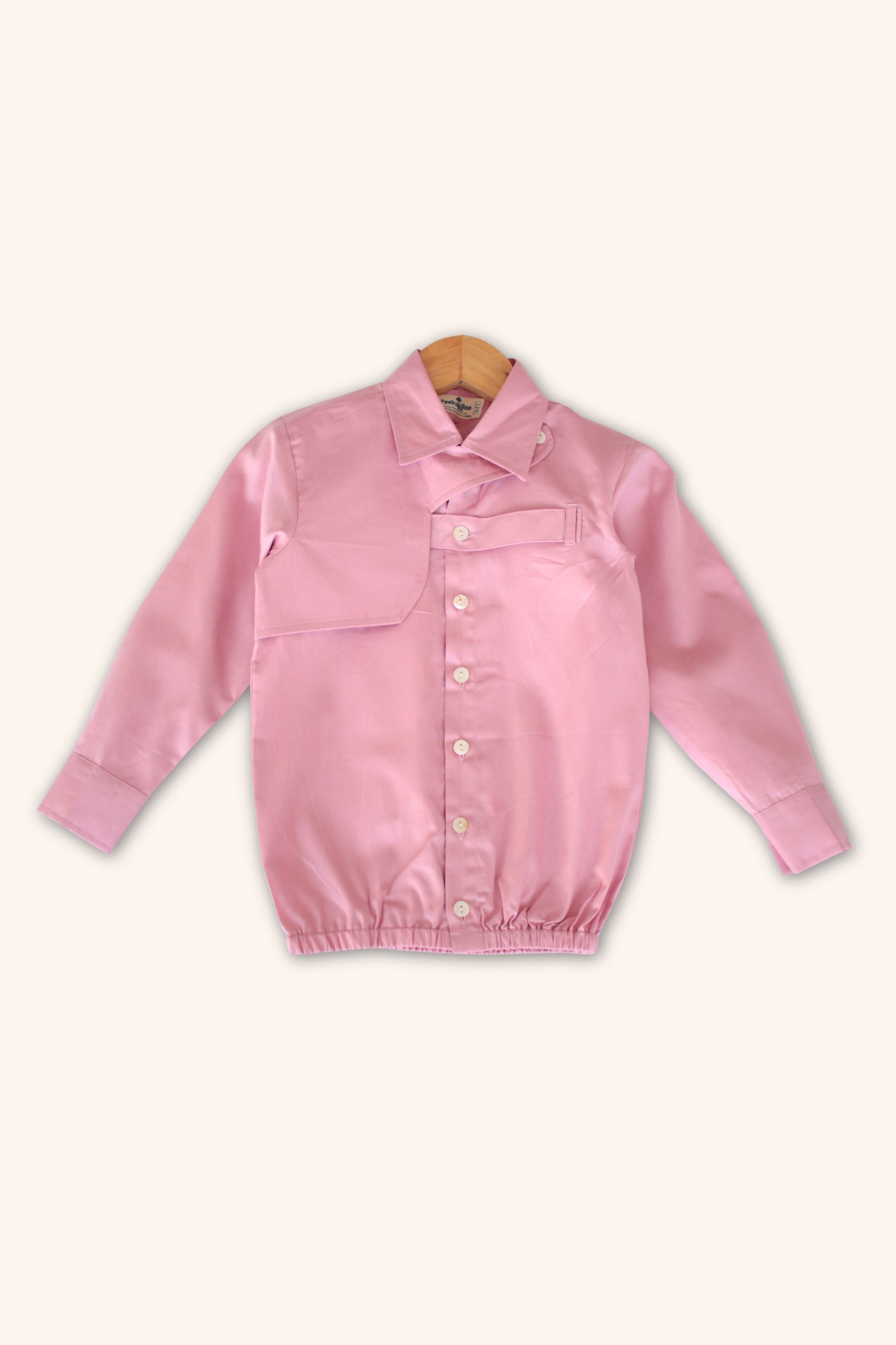 Boys Misaki Pure Cotton Flap Shirt