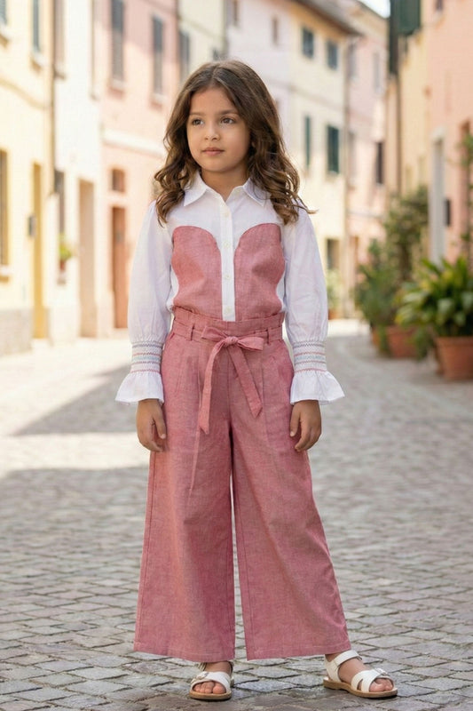 Girls Pink Friday Pure Cotton clothing set