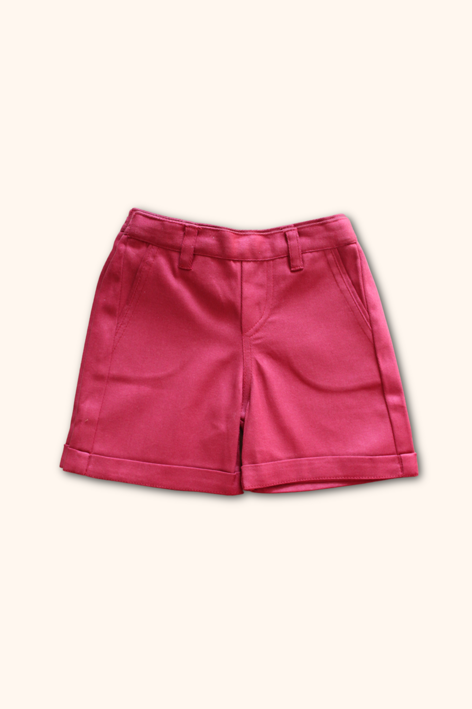 Boys 100% Cotton Shorts - Maroon - Olive - Tan - Peekaaboo Kids - Below 1000, Bottoms, Boys, Featured, Shorts