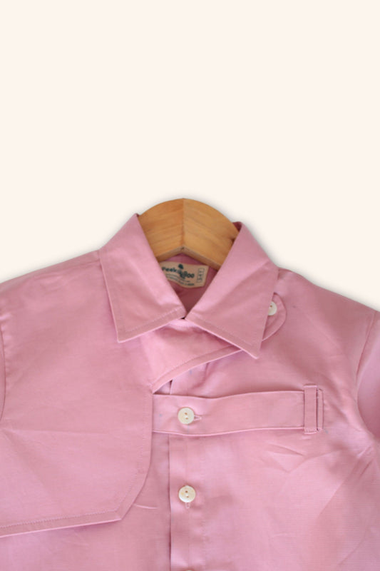 Boys Misaki Pure Cotton Flap Shirt