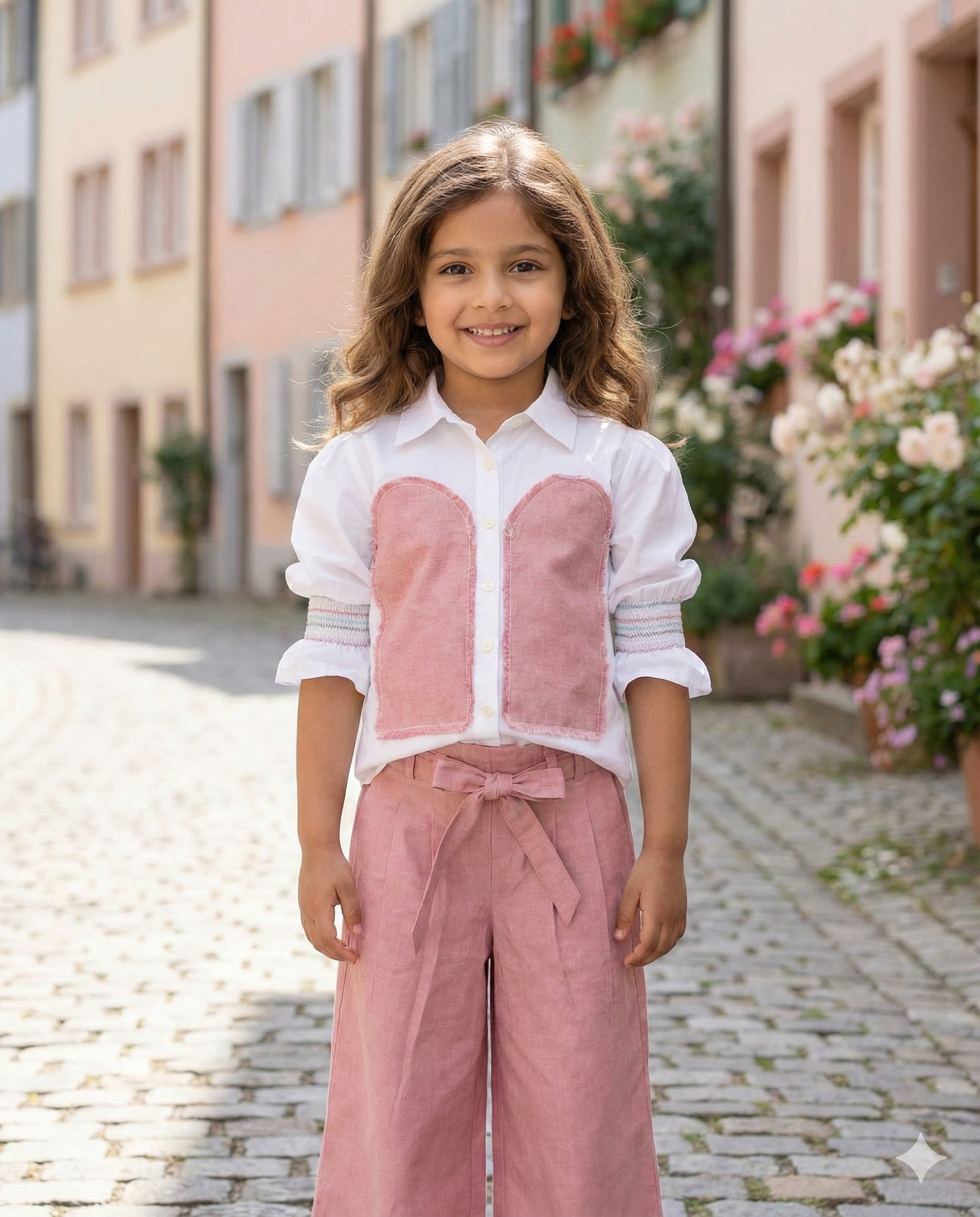 Girls Pink Friday Pure Cotton clothing set