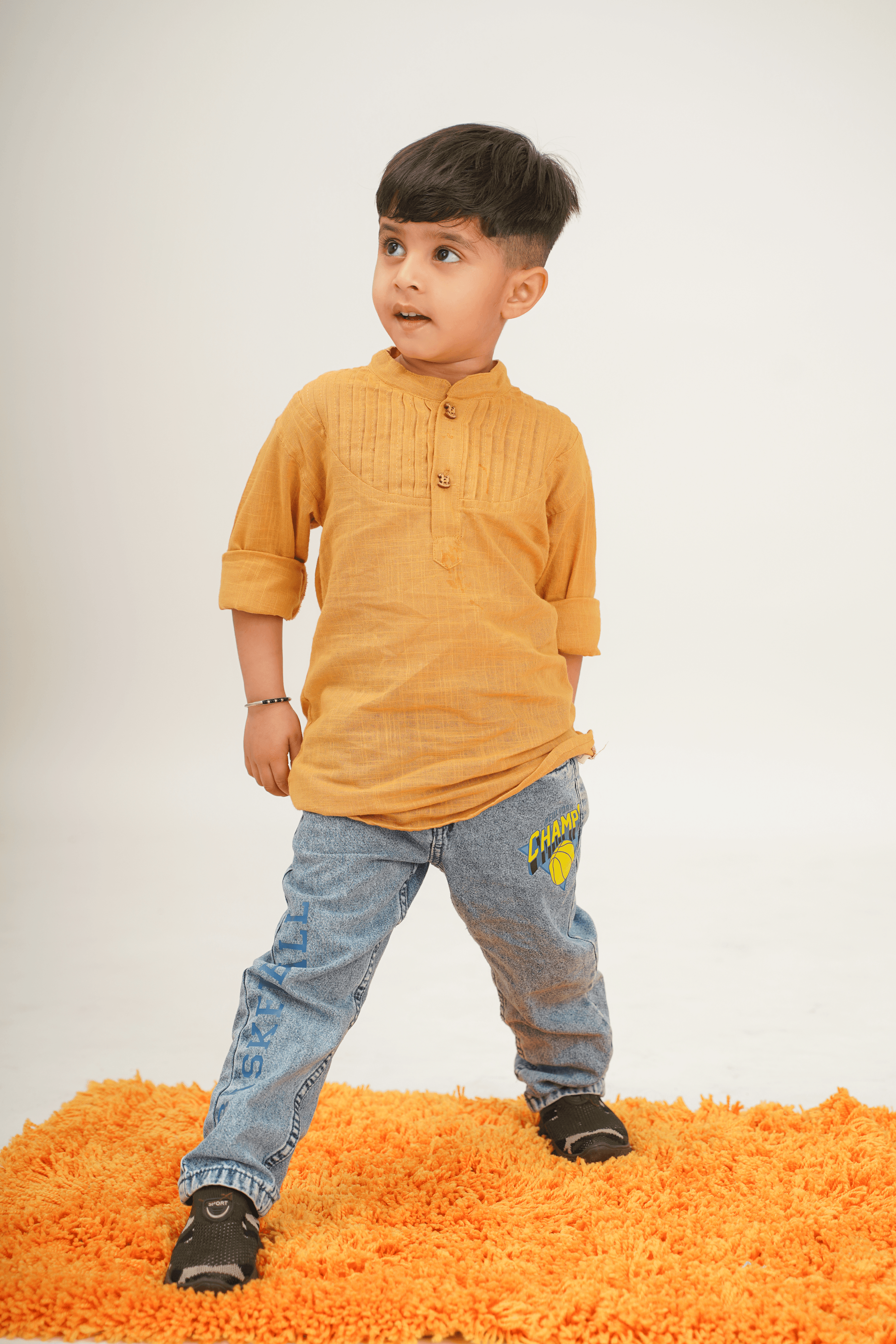 Boys Pure Cotton Beige Shirt with pintucks detailing - Peekaaboo Kids - Below 1000, Boys, Shirt
