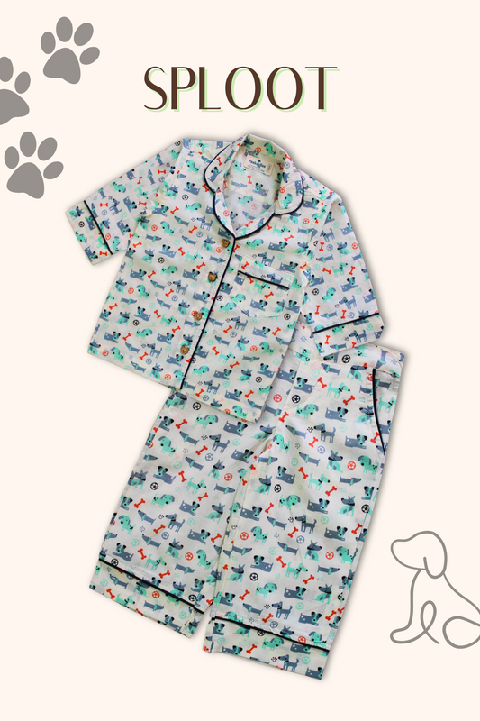 Pure Soft Cotton Printed Night Suit - Sploot