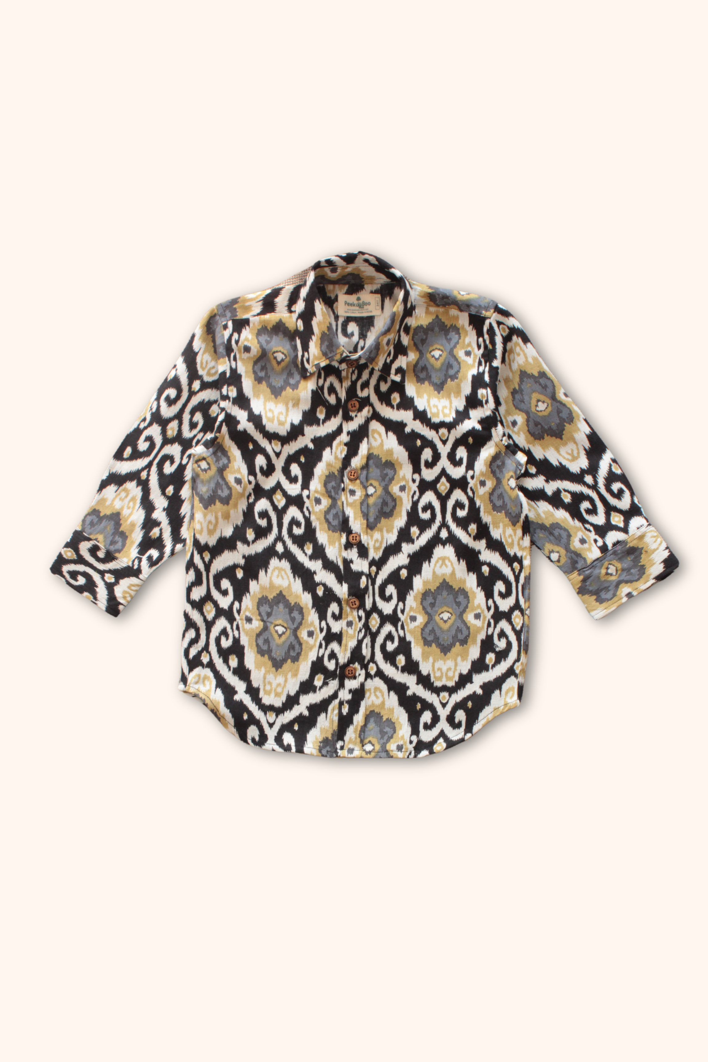 Boys Bahamas Resort Wear Set - Black & Brown