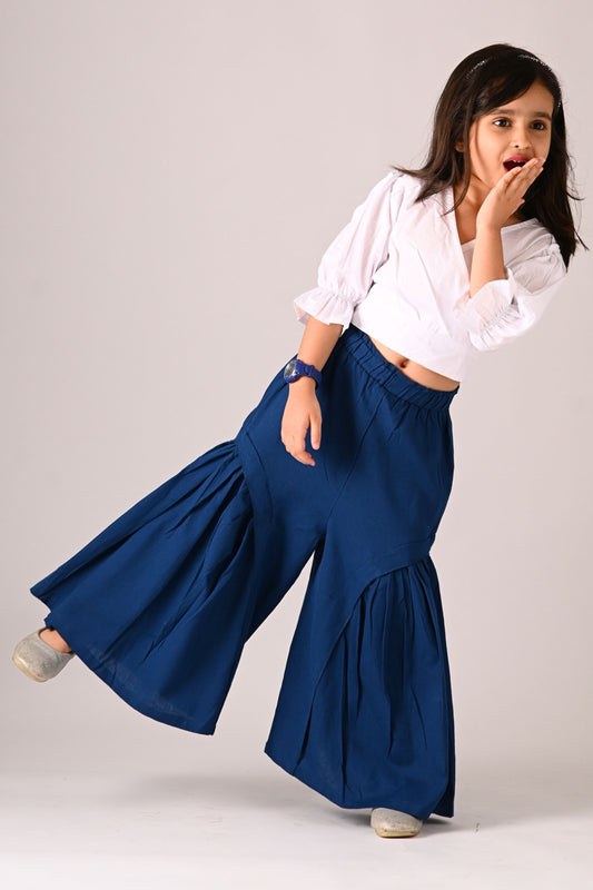 Girls Monday Pure Cotton clothing set - Blue