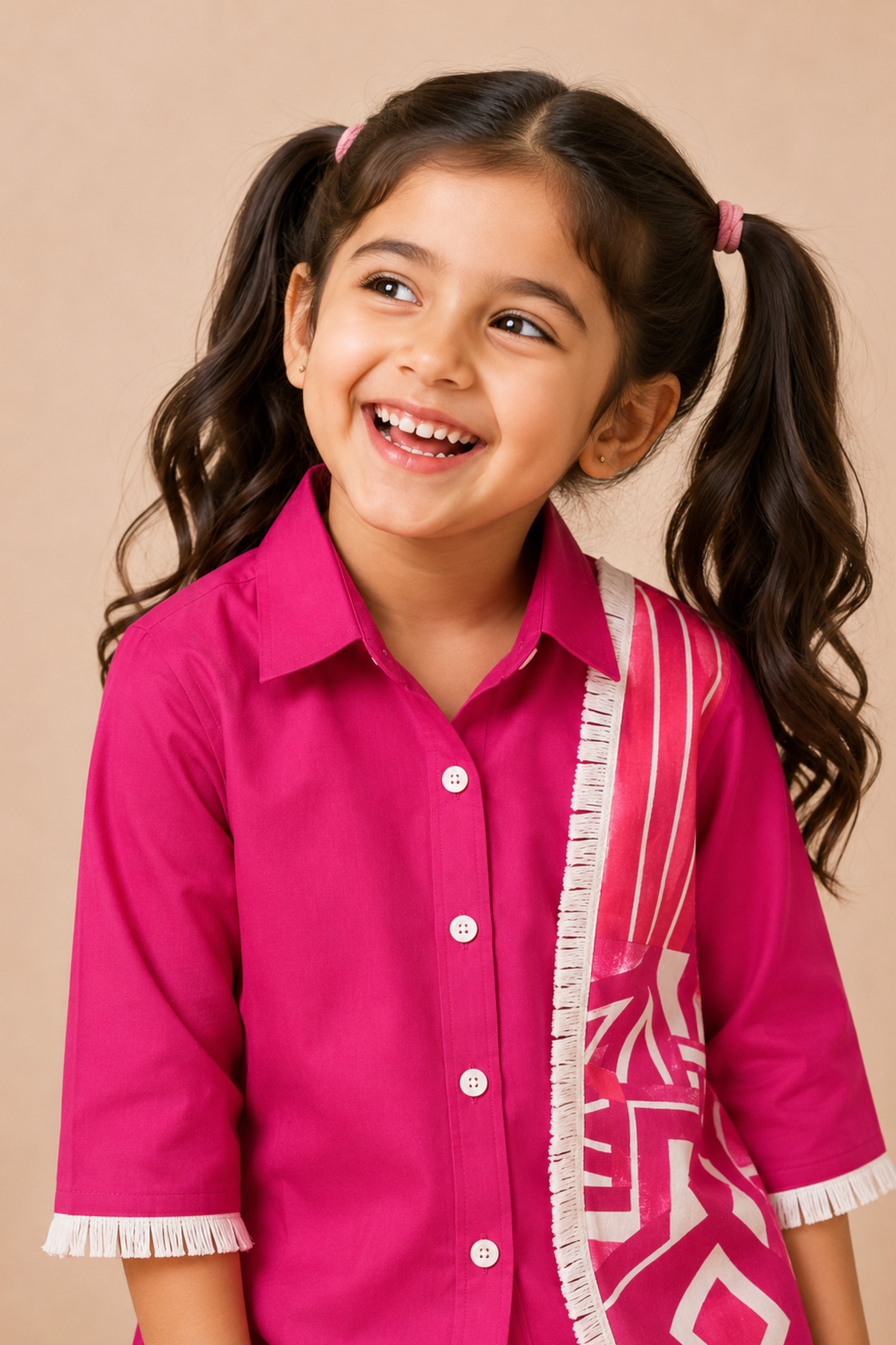 Girls Tokyo Pure Cotton clothing set - Pink